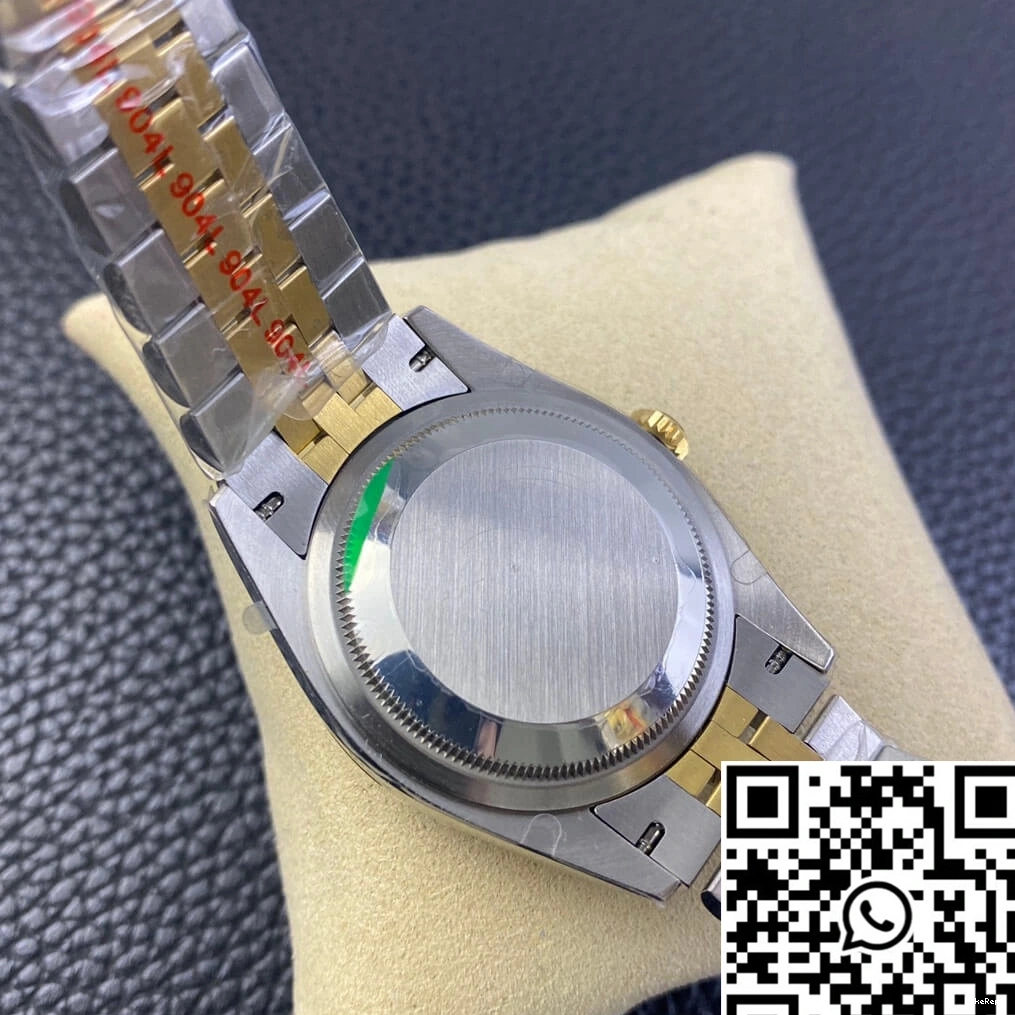 EW Dial Datejust Factory Palm Leaf Silver Rolex Pattern M126231-0031 0718